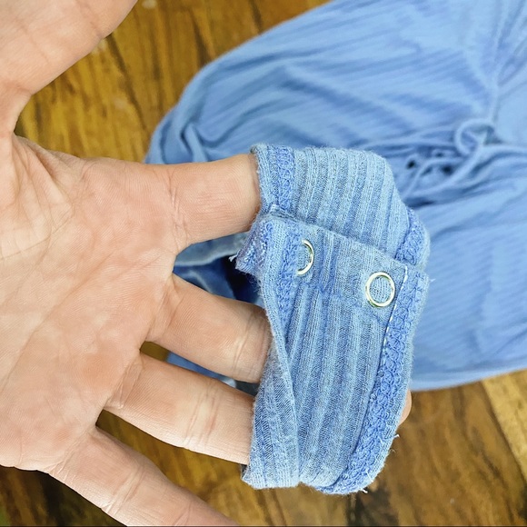 Me to We Lilac Ribbed Onesie - Picture 6 of 7